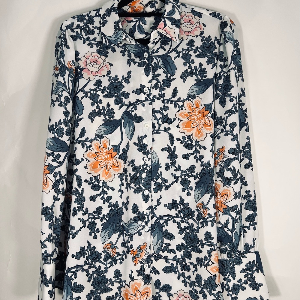 Tihari Floral Long Sleeve Button-Up Shirt - Picture 8 of 12